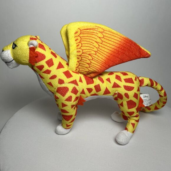 Disney Elena of Avalor Jaquin Migs Plush Winged Jaguar Toy yellow orange - Picture 6 of 7